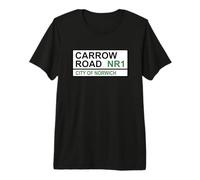 Norwich Carrow Road Iconic Street Sign Premium T-Shirt