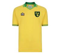 Norwich City 1978 Admiral Retro Football Shirt Yellow Medium Cotton