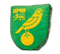 Norwich City F.C. *2022/2023* Crest Cushion features the official NCFC badge. Super soft Officially Licenced, Yellow/Green, Square