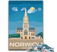Norwich England 2000 Piece Jigsaw Puzzles for Teenagers Gifts, Educational Stress Relief Toy for Is Ideal As A Gift for The Whole Family 2000pcs(70x100cm)