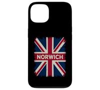 Norwich England Great Britain UK Flag Born And Bred Music Case for iPhone 13