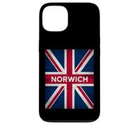 Norwich England Great Britain UK Flag Born And Bred Music Case for iPhone 13