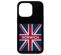 Norwich England Great Britain UK Flag Born And Bred Music Case for iPhone 13 Pro