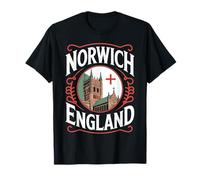 Norwich England Travel City Adventure Icon T-Shirt