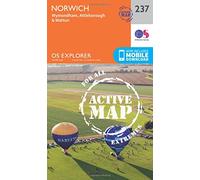 Norwich Map | Weatherproof | Wymondham, Attleborough & Watton | Ordnance Survey | OS Explorer Active Map 237 | England | Walks | Hiking | Maps | Adventure
