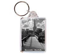 Norwich - Norfolk - Double Sided Large Keyring Gift/Present/Souvenir BBSK1330