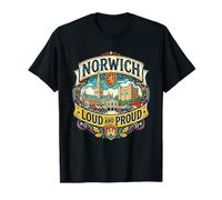 Norwich Norfolk England UK Born Bred T-Shirt