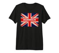 Norwich Norfolk Flag England Broads Holidays Premium T-Shirt