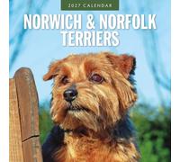 Norwich & Norfolk Terriers - 2027 Square Wall Calendar - by Red Robin Publishing