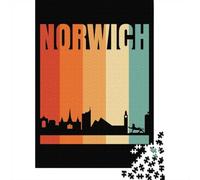 Norwich Skyline 1000 Piece Jigsaw, 70x50cm/1000pcs