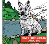 Norwich Terrier Adventures: Coloring Book