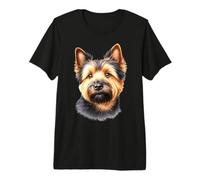 Norwich Terrier Puppy Dog Portrait Premium T-Shirt