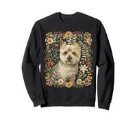 Norwich Terrier William Morris Style Floral Sweatshirt