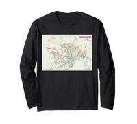 Norwich Urban Network Travel Art England Long Sleeve T-Shirt