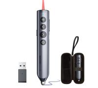 Norwii N10s Bluetooth Powerpoint Presentation Clickers with Stylus Pen | ①Remote Control for Touch Screen②Advanced Digital Highlight③50M Range Control④Metal Shell