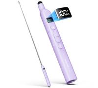 Norwii N21 Bluetooth Presentation Clicker with Telescopic Teaching Pointer, Presentation Remote with Retractable Stick for PowerPiont, Wireless Presenter, Slide Advancer - Purple