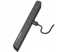 Norwii N75 Wireless Presentation Clickers Rechargeable 100M/330FT, Hyperlink Volume Presentation Clicker for Powerpoint Board Slide Advancer Clicker for Laptop (Green Light - N75)