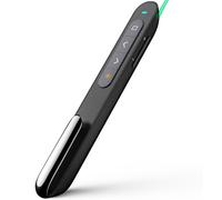 Norwii Rechargeable Bluetooth Presentation Clicker with Green Pointer, Wireless Presenter, PowerPoint Presentation Remote, Slide Clicker with 328ft range for teacher and Presenter, macOS applicable
