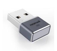 Norwii Undetectable Metal USB Mouse Jiggler, Driver-Free USB-A Mouse Mover with 3 Jiggle Colour Modes & ON/Off, Automatic Wiggler Keeps Computer/Laptop Awake, Prevent Sleep Mode for PC Mac Windows