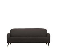 Norwood Retro Velvet Click-Clack 3 Seater Sofa Bed Charcoal