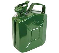 Noryb 5L Green Metal Jerry Can Fuel Petrol Diesel Oil Containers Canister Army 4x4