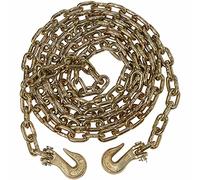 Noryb Heavy Duty 5m 16ft Recovery Tow Towing Utility Farm Drag Chain with Hooks 3/8"