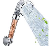 Nosame® Shower Head, Ionic Filter Filtration High Pressure Water Saving 3 Mode Function Spray Handheld Showerheads for Dry Skin & Hair