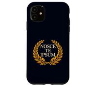 Nosce Te Ipsum Ancient Latin Wisdom Quote Case for iPhone 11