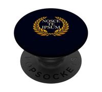 Nosce Te Ipsum Ancient Latin Wisdom Quote PopSockets Adhesive PopGrip