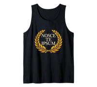 Nosce Te Ipsum Ancient Latin Wisdom Quote Tank Top