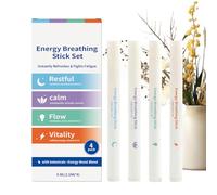 Nose Breathing Stick - 4 Pieces 15ml Gentle Portable, Nasal Breathing Stick for Traveling Work Study Airplane Sports Women Men Adults