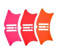 Nose Contour Stencils, 3Pcs Silicone Nosetour Contour Stencil Multifunctional Eye Makeup Aids Tool for Beginners Applying Nose Shadow, Highlight, Eyeline, Lip Line..