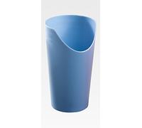 Nose Cut Out Cup - Adult Disability Drinking aid with Cut Out for Nose. (Pack of 1, Blue)