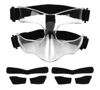 Nose Guard, Adjustable Face Shield Broken Nose Mask Clear Face Cover Protective Face Mask Nose Protector for Teenagers Adults Basketball Soccer Sports Accessories