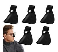 Nose Guard for Sun Protection, 5Pc UV Nose Guards for Glasses, Nose Sun Protection Cover, Glasses Nose Cover, Breathable Mixed Fabric, Nose Cover for Tanning, Running, Outdoor Activities