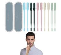 Nose Hair Trimmer, 10Pcs Nose Hair Remover with 2Pcs Storage Boxes, N ose Ha ir Trimmer for Women, Nasal H air Tr immers for Men, Double Head 360° Rotating N ose H air Trimmer for Adults