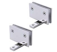 Nose Hair Trimmer, 304 Stainless Steel Polished Chrome Hinges Door 360 Degree Shower Door Hinges Glass Door Cabinet Display Cabinet Clip Bathroom Clamp Clip Glass Hinge
