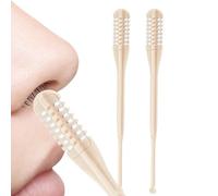Nose Hair Trimmer, Nose Hair Trimmer Women - Nose Hair Remover | 2 x Beauty Care Precision Personal Safe Manual Rotating Depilatory Scissors Shavers for Ladies Female Male Adults