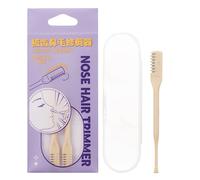 Nose Hair Trimmer - Precision 2 In 1 Nose Ear Clippers, Manual Nostril Hair Remover, Durable Stainless Steel Cutter, Handy Grooming Device With Storage Case | For Men Women Shaving Beard Moustache Hom