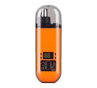 Nose Hair Trimmer Rechargeable Electric Nose Hair Clipper Face Shaver Orange