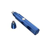 Nose Hair Trimmer Washable Battery Powered Electric Shaving Leg Foot Remover ABS Stainless Steel Head Clippers Blue 1Pc Head 1 Pc Head