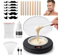 Nose Hair Wax Kit for Men and Women, USB Constant Temperature Wax Warmer