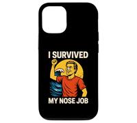Nose Job I Survived My Nose Job Fun Womans Surgery Patient Case for iPhone 12/12 Pro