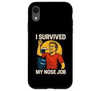 Nose Job I Survived My Nose Job Fun Womans Surgery Patient Case for iPhone XR