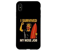 Nose Job I Survived My Nose Job Fun Womans Surgery Patient Case for iPhone XS Max