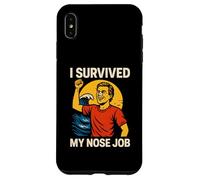 Nose Job I Survived My Nose Job Fun Womans Surgery Patient Case for iPhone XS Max