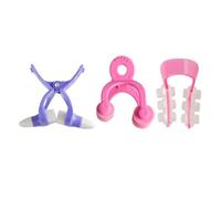 Nose Lift Up Shaping Clip Shaper Kit, 3Pcs/Set Nose Massager Roll Slimmer for Bridge Straightening Correction Nose Higher Set, Face Soft Padded Beauty Tool