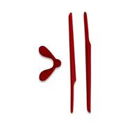 Nose Pad Piece Ear Socks for Rudy Project Rydon Sunglasses Rubber Kit (Red)