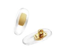 Nose Pads Replacement For Gucci Eyeglass Sunglasses and More All Screw-in Eyeglasses Sunglass Nosepads (Gold)