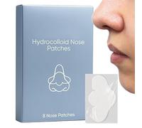 Nose Patches Pores - 8 Piece Invisible Hydrocolloid Skin Care, Overnight and Blemish , Gentle on Sensitive Skin, Oil Control, Clear Pores Effect, Travel Friendly Daily Use for Women